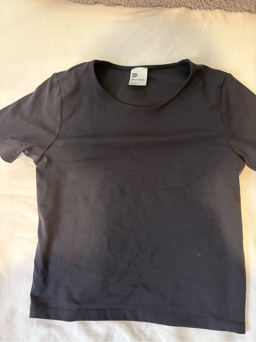 all in motion Women's Short Sleeve Crewneck Tee in black